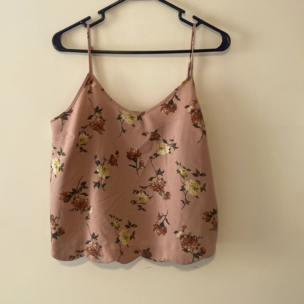Pink flower top